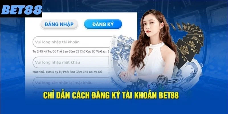 Xác minh danh tính, hoàn tất đăng ký BET88