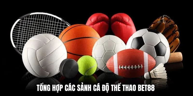 Những sảnh cược có mặt tại chuyên mục thể thao BET88