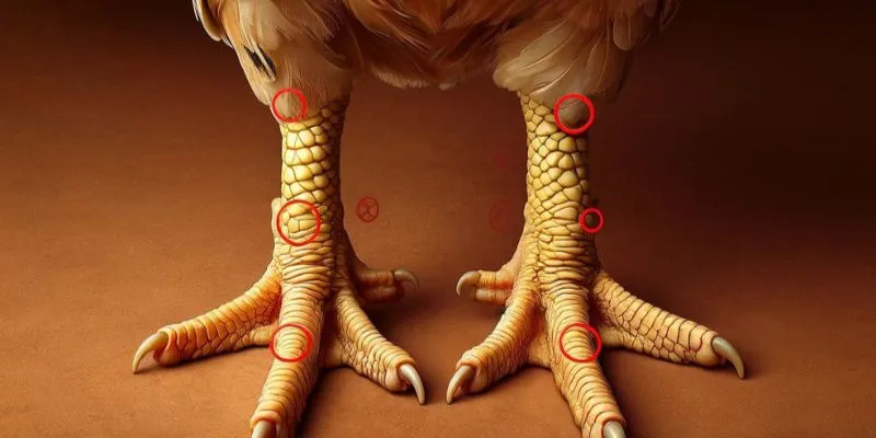 Vị trí vảy vấn cán xuất hiện thường xuyên